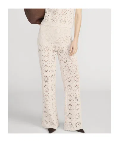 Frame The Crochet Pant In Brown