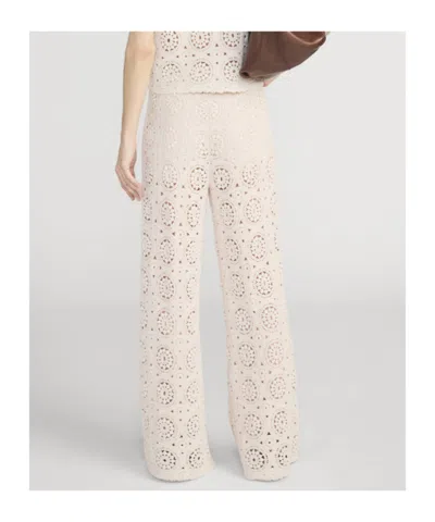 Frame The Crochet Pant In Brown