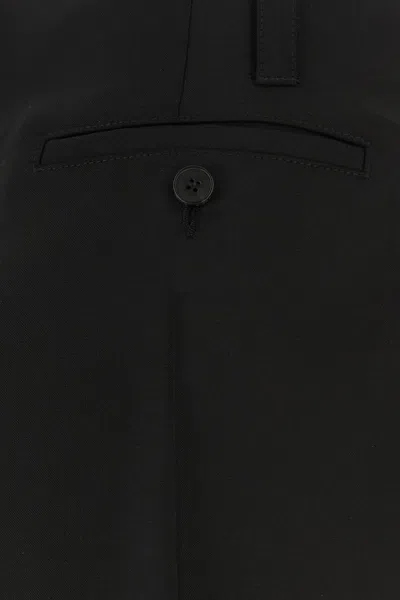 Givenchy Black Wool Blend Skirt In Black