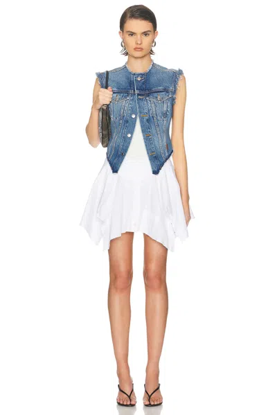 Alexander Wang Alexanderwang Prestyle Mixed Media Dress In White