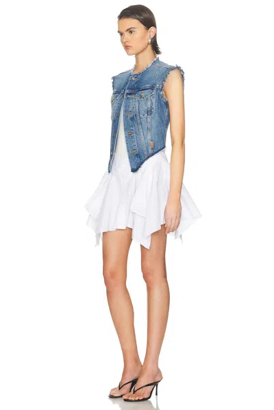 Alexander Wang Alexanderwang Prestyle Mixed Media Dress In White