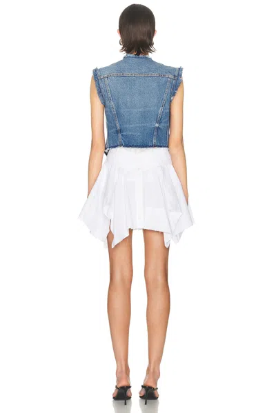 Alexander Wang Alexanderwang Prestyle Mixed Media Dress In White