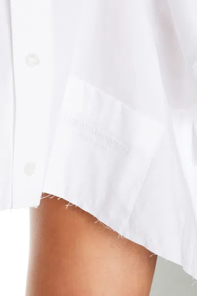 Alexander Wang Alexanderwang Prestyle Mixed Media Dress In White