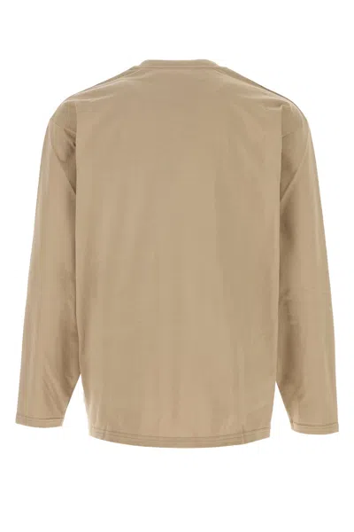 Jil Sander Light Beige Solid T-shirt In Neutral