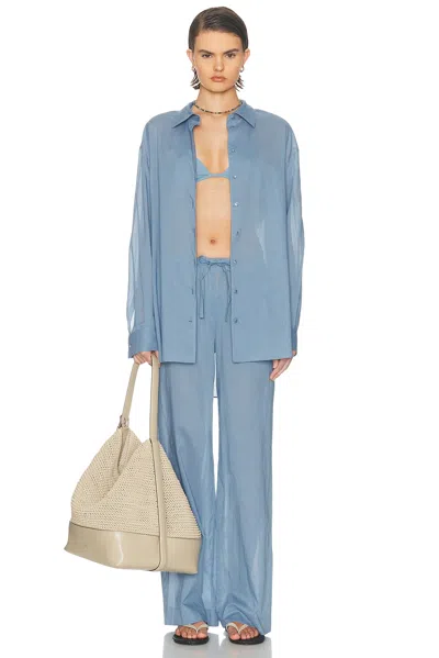 Éterne Isla Top In Blue