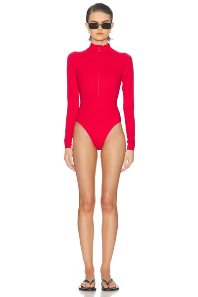 Left On Friday Rays Suit In Red
