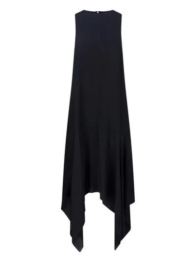 Filippa K Midi Dress Scarf Hem In Black