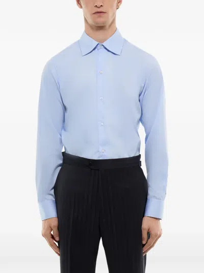 Fursac Buttoned Shirt In Blue