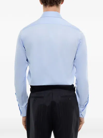 Fursac Buttoned Shirt In Blue