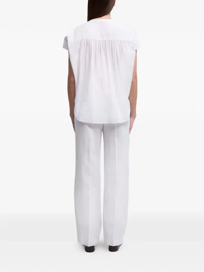 Aspesi Tie-front Fabric Cover-up In White