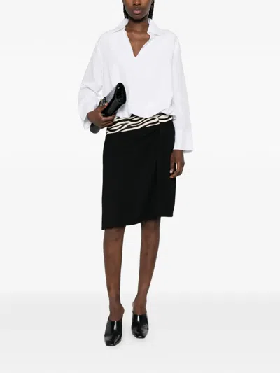 Samsoe & Samsoe Sadaphne Long-sleeves Blouse In White