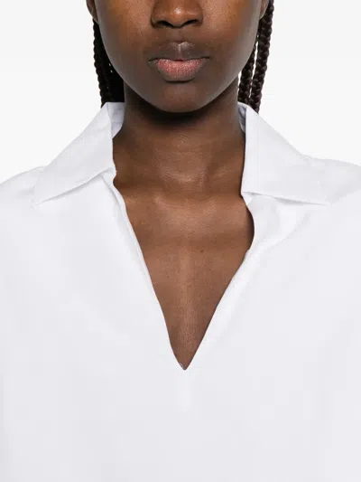 Samsoe & Samsoe Sadaphne Long-sleeves Blouse In White