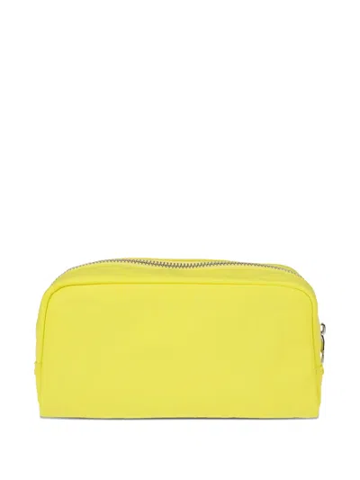 Tory Burch Medium Rectangular Cosmetic Clutch Bag In Yellow