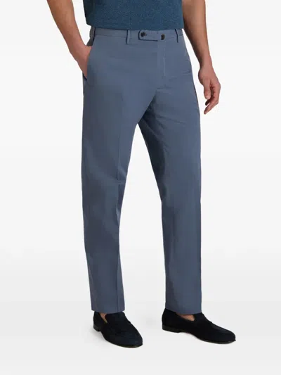 Slowear Button Trousers In Blue