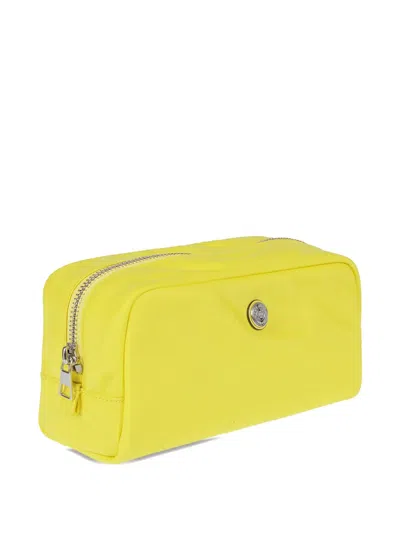 Tory Burch Medium Rectangular Cosmetic Clutch Bag In Yellow