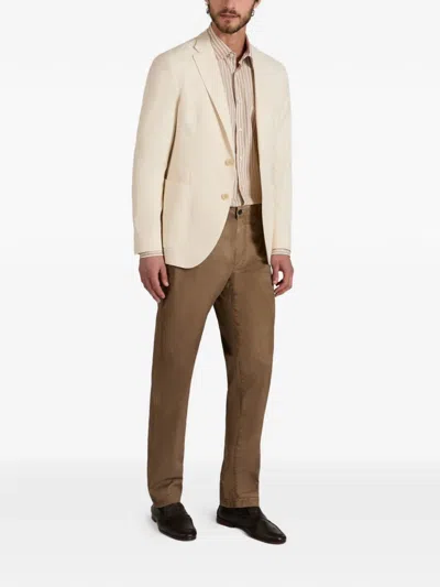 Slowear Mélange Blazer In Neutral