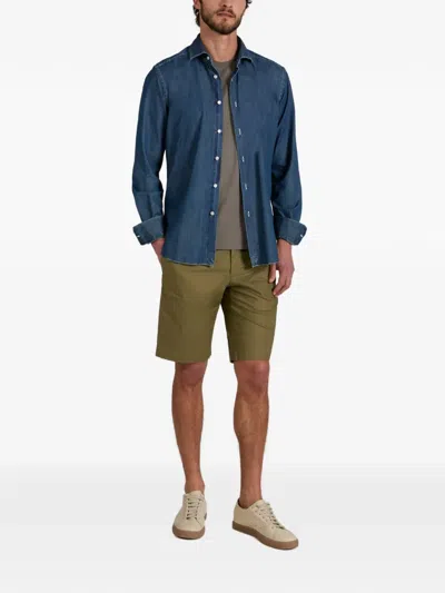 Slowear Buttoned Denim Shirt In Blue