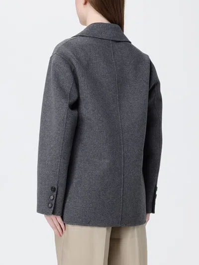 Max Mara Smmelfi Button Single-breasted Blazer In Gray
