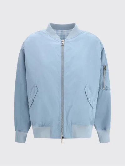 Ermanno Scervino Technical Fabric Bomber In Blue
