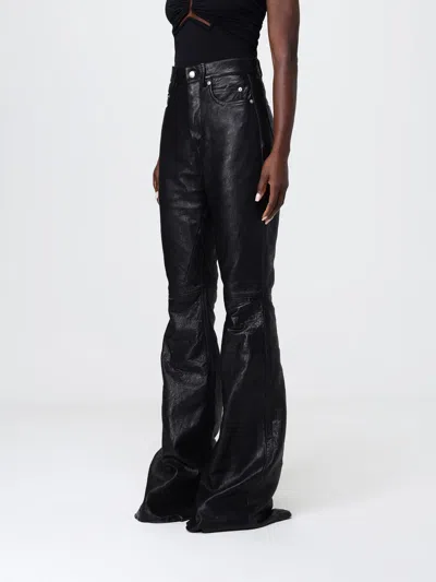 Rick Owens Bootcut Jeans In Black