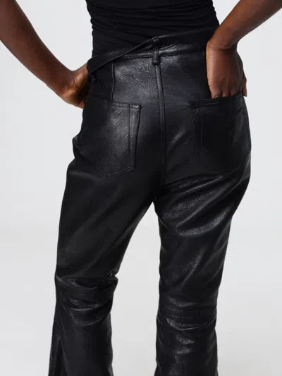 Rick Owens Bootcut Jeans In Black