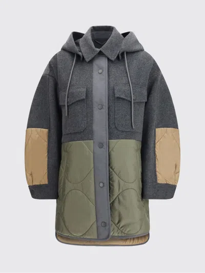 Weekend Max Mara Wool And Technical Fabric Jacket In Multi