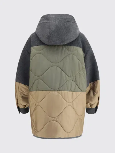 Weekend Max Mara Wool And Technical Fabric Jacket In Multi