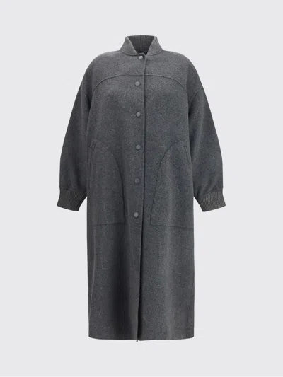 Weekend Max Mara Wool-blend Coat In Gray