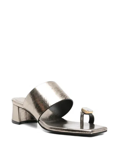 Donnari Square-toe Sandals In Multi