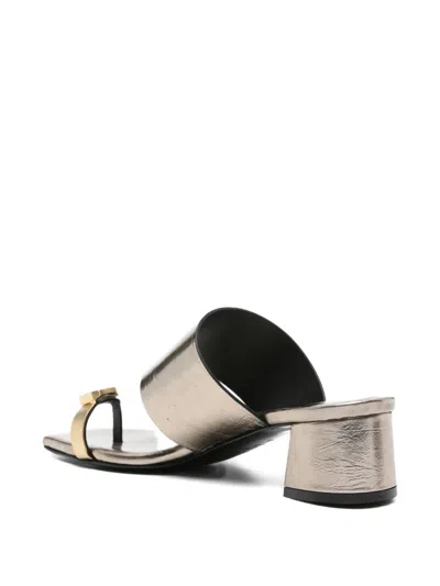 Donnari Square-toe Sandals In Multi