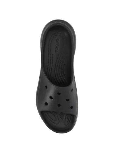 Crocs Bae Perforated Slides In Black