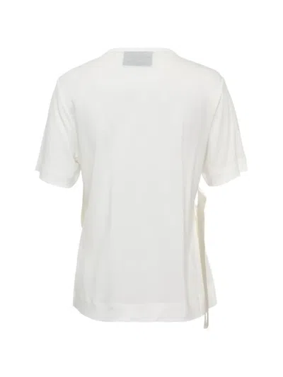 Simone Rocha Bow Sash Short-sleeve T-shirt In White