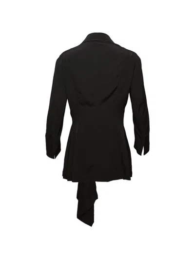 Y's Left Side Cloth Jacket In Black