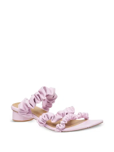 Pace Sponge Ruched Sandals In Multi