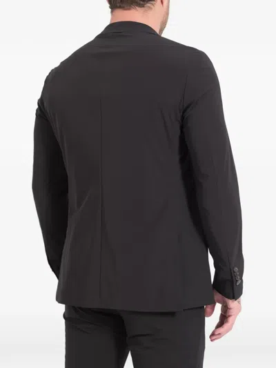 Rrd Buttoned Notch Lapel Jacket In Black