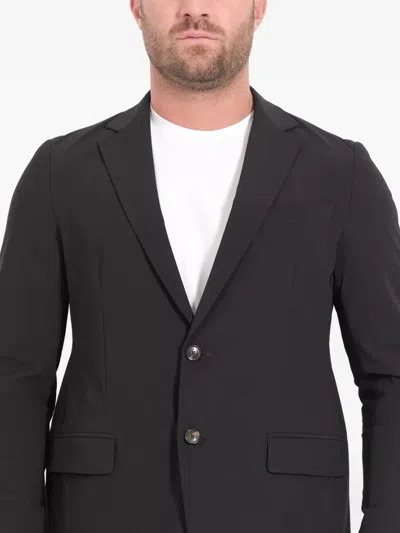 Rrd Buttoned Notch Lapel Jacket In Black