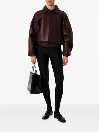 Situationist Leather Jacket In Multi