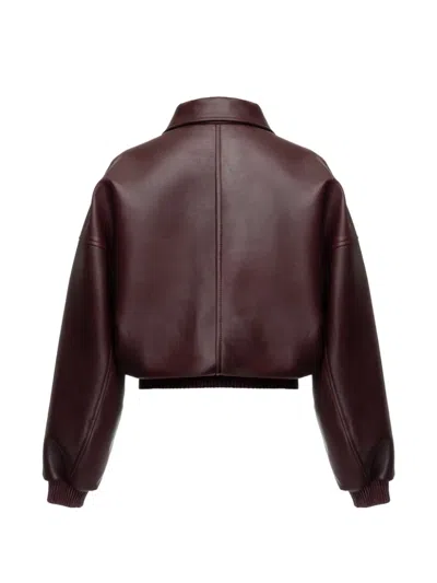 Situationist Leather Jacket In Multi