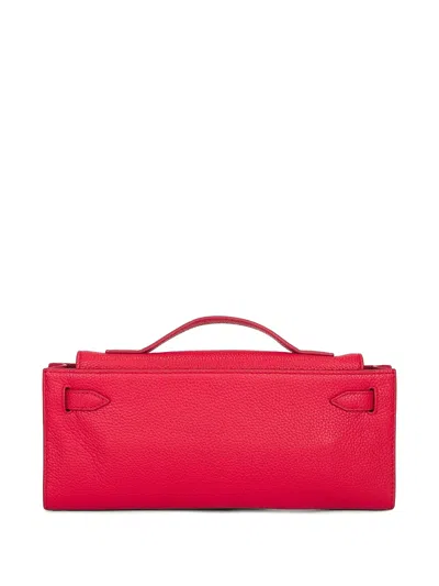 Veronica Beard Dash Clutch In Red