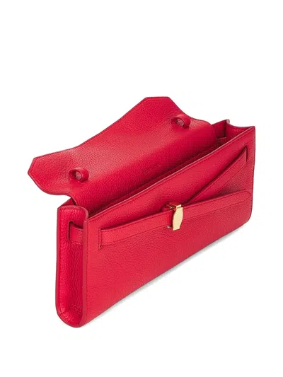 Veronica Beard Dash Clutch In Red