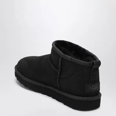 Ugg Classic Ultra Mini Black Boot In Multi