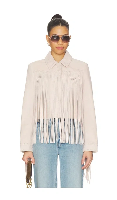 Loveshackfancy Maelis Jacket In Pink