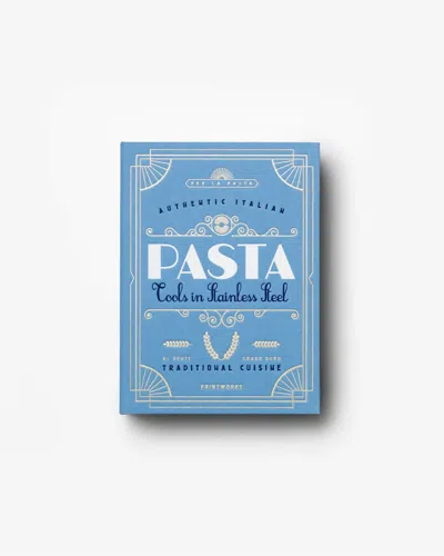 Printworks Pasta Essentials Gift Set Book In Bright Blue
