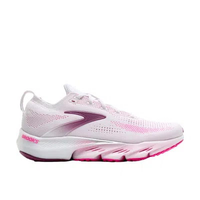 Brooks Glycerin Flex Pink White Ss26 Women Shoes