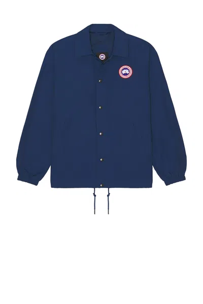 Canada Goose Regency Jacket Elastic Cuffs Drawstring Hem In Blue