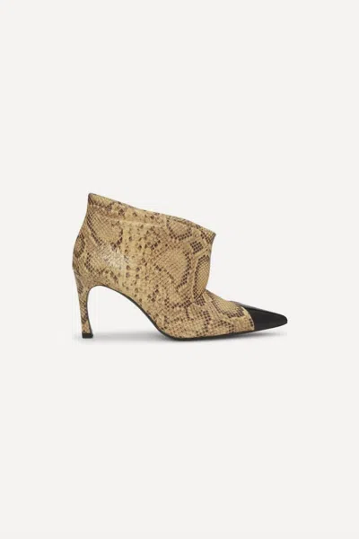 Rotate Birger Christensen Pointed Toe Boot In Brown