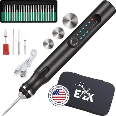 Linqz Elk Customizer Engraving Pen For All Materials - Rechargeable ...