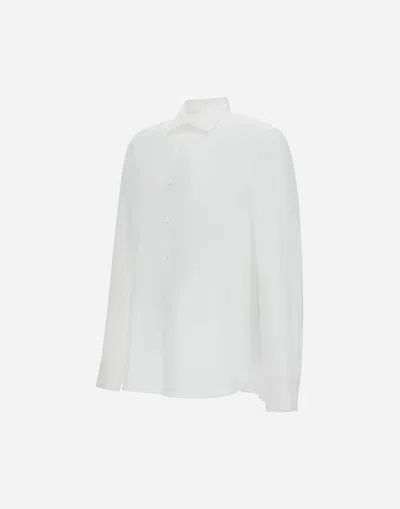 Herno Long Sleeved Button-fastened Shirt In White