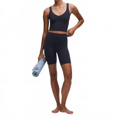 Lululemon Womens True Navy Align High-rise Stretch-jersey Shorts