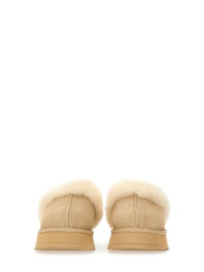 Ugg Suede  Shearling Mules In Multi